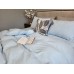 Комплект постільної білизни Варена бавовна, Sky Blue Washed Cotton W1281 Комплект постільної білизни Варена бавовна, Sky Blue Washed Cotton W1281