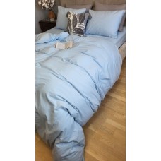 Комплект постільної білизни Варена бавовна, Sky Blue Washed Cotton W1281 Комплект постільної білизни Варена бавовна, Sky Blue Washed Cotton W1281