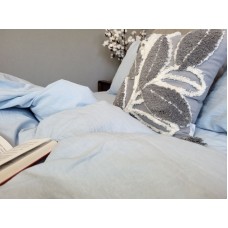 Комплект постільної білизни Варена бавовна, Sky Blue Washed Cotton W1281 Комплект постільної білизни Варена бавовна, Sky Blue Washed Cotton W1281