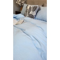 Комплект постільної білизни Варена бавовна, Sky Blue Washed Cotton W1281 Комплект постільної білизни Варена бавовна, Sky Blue Washed Cotton W1281