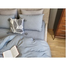 Комплект постільної білизни Варена бавовна, Slate Gray Washed Cotton W1011 Комплект постільної білизни Варена бавовна, Slate Gray Washed Cotton W1011