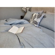 Комплект постільної білизни Варена бавовна, Slate Gray Washed Cotton W1011 Комплект постільної білизни Варена бавовна, Slate Gray Washed Cotton W1011