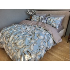 Комплект постільної білизни Віола блакитний, cotton