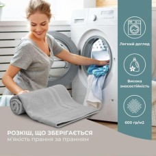 Килимок для ніг у ванну кімнату, 50 x 70 см, щільність 700 г/м2, сірий з ніжками, ТМ IDEIA