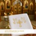 Хрестильна крижма 70 x 140 см, махрова, біла, ТМ PAPAELLA