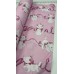 Дитяча постільна білизна Кошечка Марі (Marie Cat) Ранфорс, рожева