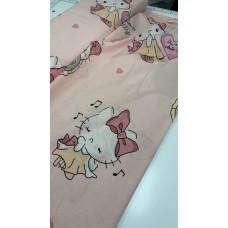 Комплект постільної білизни Hello Kitty Комфорт-текстиль, бязь, пудра, рожевий