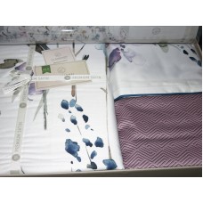 Комплект постільної білизни La Romano 300TC Premium сатин євро (DELCINA BERRY)