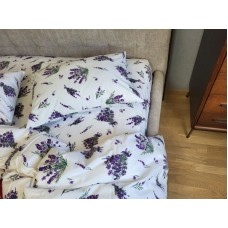 Комплект постільної білизни Лавандин, Turkish flannel Комплект постільної білизни Лавандин, Turkish flannel