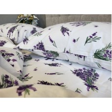Комплект постільної білизни Лавандин, Turkish flannel Комплект постільної білизни Лавандин, Turkish flannel