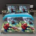 Комплект постільної білизни Spider Man, Людина павук, бязь, блакитний, бірюзовий
