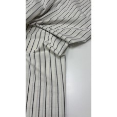 Постільна білизна Magic Washed Cotton, варена бавовна в тонку чорну смужку