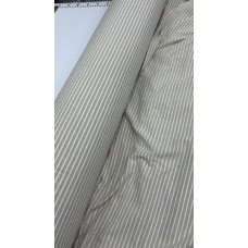 Постільна білизна Mini Bell Washed Cotton, кремова варена бавовна у тонку бежеву смужку