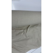 Постільна білизна Mini Bell Washed Cotton, кремова варена бавовна у тонку бежеву смужку