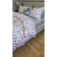 Комплект постільної білизни Мія/сірий мусон, Turkish flannel