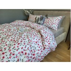 Комплект постільної білизни Мія/сірий мусон, Turkish flannel