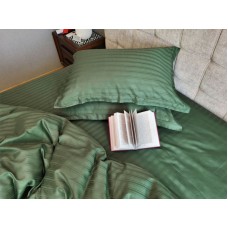 Комплект постільної білизни MULTI stripe GREEN MOSS