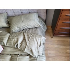 Комплект постільної білизни MULTI stripe RIPE OLIVE