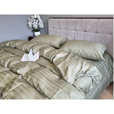 Комплект постільної білизни MULTI stripe RIPE OLIVE