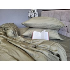 Комплект постільної білизни MULTI stripe RIPE OLIVE
