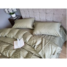 Комплект постільної білизни MULTI stripe RIPE OLIVE