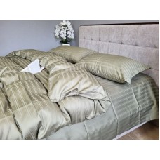 Комплект постільної білизни MULTI stripe RIPE OLIVE