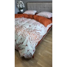 Комплект постільної білизни Міраж теракот, cotton Комплект постільної білизни Міраж теракот, cotton