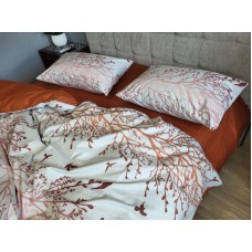 Комплект постільної білизни Міраж теракот, cotton Комплект постільної білизни Міраж теракот, cotton