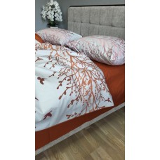 Комплект постільної білизни Міраж теракот, cotton Комплект постільної білизни Міраж теракот, cotton