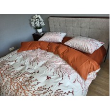 Комплект постільної білизни Міраж теракот, cotton Комплект постільної білизни Міраж теракот, cotton