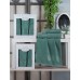 Набір із 2-х махрових рушників Gulcan Cotton Ornament green