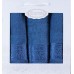 Набір з 3-х махрових рушників, 50 x 90 см x 2шт, 70 x 140 см, Cotton Ornament blue, ТМ Gulcan Набір з 3-х махрових рушників, 50 x 90 см x 2шт, 70 x 140 см, Cotton Ornament blue, ТМ Gulcan