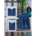 Набір з 3-х махрових рушників, 50 x 90 см x 2шт, 70 x 140 см, Cotton Ornament blue, ТМ Gulcan Набір з 3-х махрових рушників, 50 x 90 см x 2шт, 70 x 140 см, Cotton Ornament blue, ТМ Gulcan
