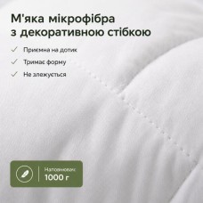 Набір білих подушок IDEIA 50 x 70 см, 2 шт — екологічний наповнювач