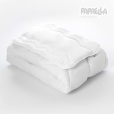 Набір Comfort дитяча ковдра 100 x 135 см та подушка 40 x 60 см у ліжечко, зигзаг біла ТM PAPAELLA