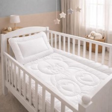 Комплект Ведмедик дитяча ковдра 100 x 135 см та подушка 40 x 60 см, ТМ PAPAELLA