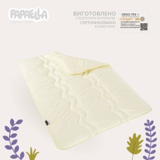 Набір дитяча ковдра 100 x 135 см та подушка 40 x 60 см у ліжечко, зигзаг/молоко, Comfort ТM PAPAELLA