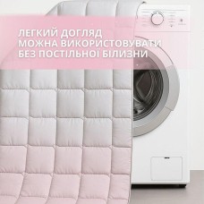 Набір WomenTime євро ковдра 200 x 220 і 2 подушки 50 x 70 см + маска для сну, штучний пух, в коробці, ТМ IDEIA
