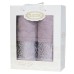 Набір із 2-х махрових рушників Gulcan Cotton Frower Ornament Leylak