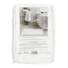 Набір білих готельних рушників 3 шт. 50 x 90 см., 70 x 140 см., килимок 50 x 70 см., Gursan Hotel, Туреччина