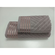 Набір махрових рушників LUX COTTON YENI Баня + Обличчя, 100% Бавовна, Бежевий, Туреччина
