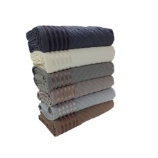 Набір махрових рушників LUX COTTON YENI Баня + Обличчя, 100% Бавовна, Молочний, Туреччина