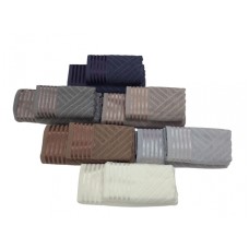 Набір махрових рушників LUX COTTON YENI Баня + Обличчя, 100% Бавовна, Молочний, Туреччина