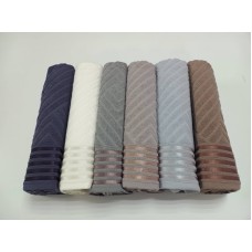 Набір махрових рушників LUX COTTON YENI Баня + Обличчя, 100% Бавовна, Сірий, Туреччина