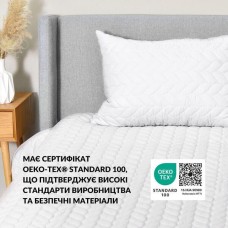 Набір подушок Breeze 50 x 70 2 шт штучний пух, стьобаний чохол на блискавці, ТМ IDEIA
