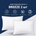 Набір подушок Breeze 50 x 70 2 шт штучний пух, стьобаний чохол на блискавці, ТМ IDEIA