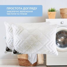 Набір подушок 2 шт Air Dream Classic IDEIA 50 x 70 см з блискавкою + ПОДАРУНОК додатковий наповнювач троянда