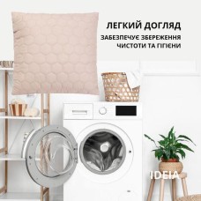Набір подушок 2шт декоративних IDEIA Silhouette 50 x 50 беж Набір подушок 2шт декоративних IDEIA Silhouette 50 x 50 беж