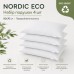 Набір подушок 4 шт 50 x 70 см Nordic Eco акційний із переробленого волокна білій