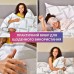 Набір подушка 50 x 70 см 2 шт та євро ковдра 200 x 220 см Elegantly IDEIA, аналог лебяжого пуху, штучний